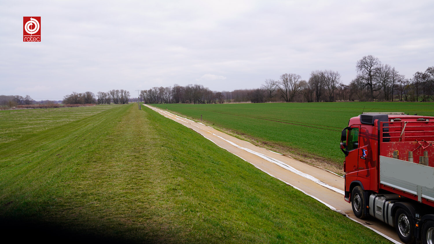 Mobile Fahrstraße aus Stahl