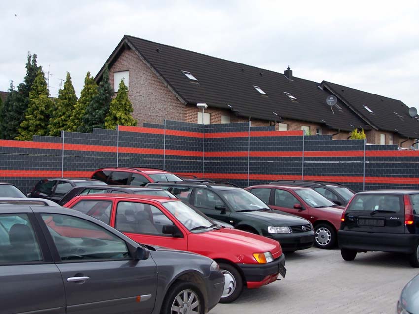 Sichtschutz, Sichtschutzzaun aus Doppelstabmatten
