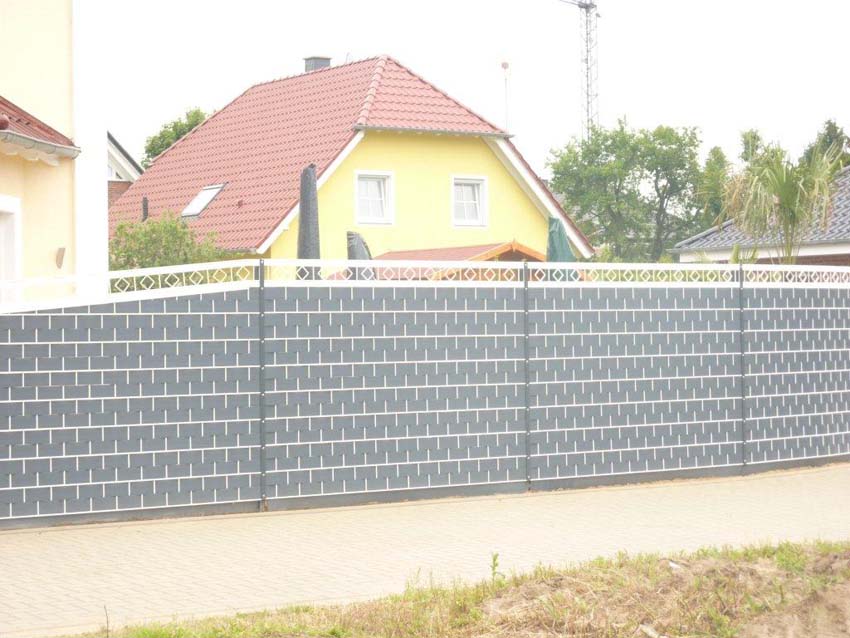 Sichtschutz, Sichtschutzzaun aus Doppelstabmatten
